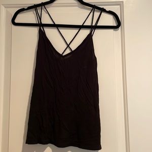 Black Strap Tank Top